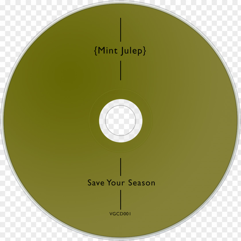 Mint Julep Compact Disc PNG