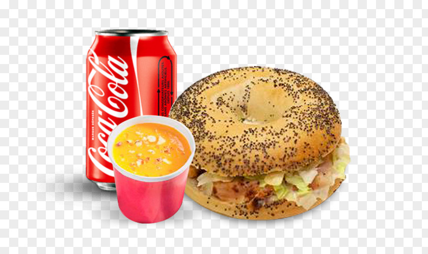 Bagel Breakfast Sandwich Fast Food Cheeseburger Whopper PNG
