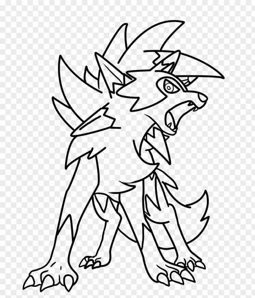 Coloring Pages Book Drawing Pokémon Ultra Sun And Moon Line Art PNG