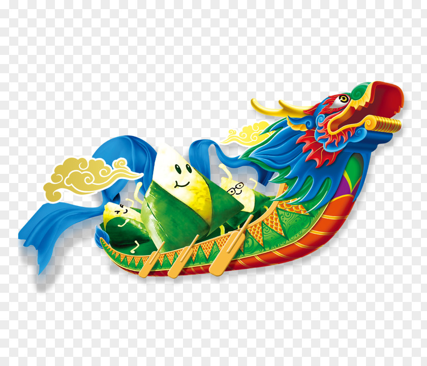 Dragon Boat Zongzi Festival Bateau-dragon Traditional Chinese Holidays PNG