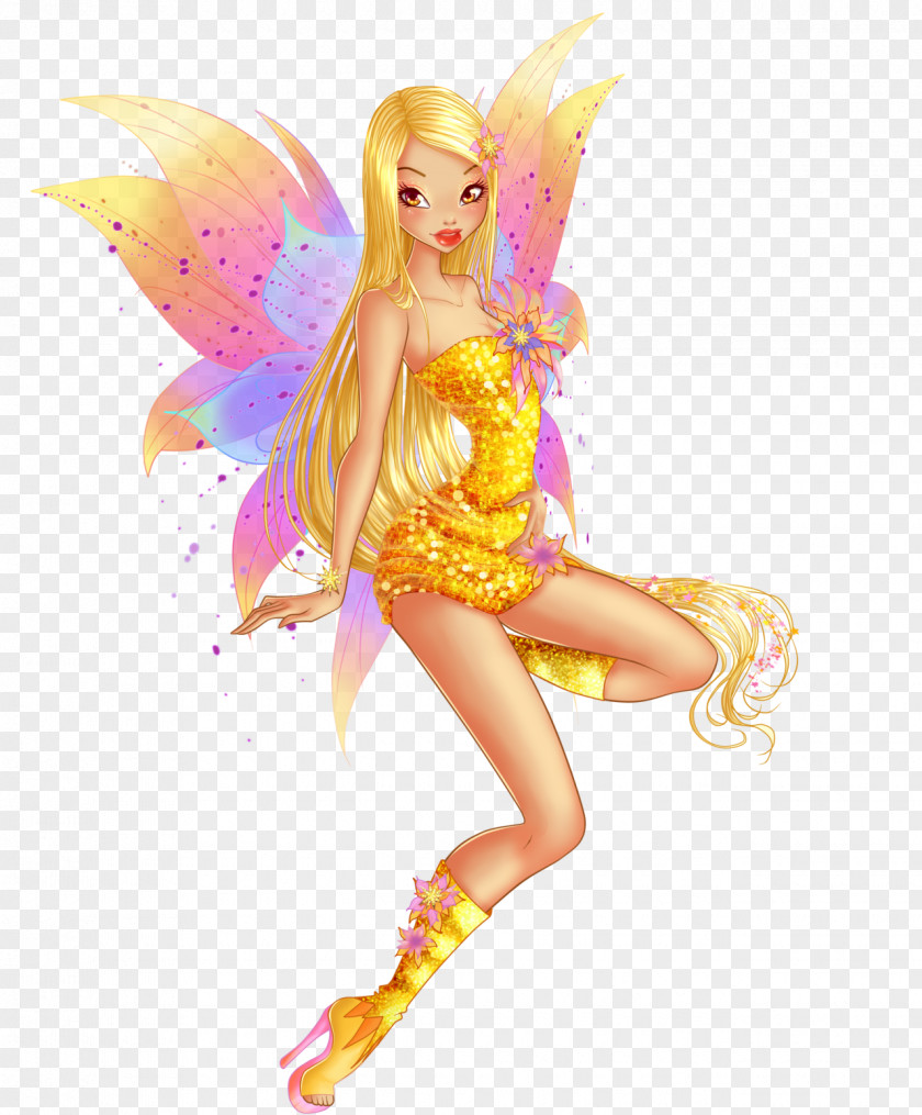 Fairy Stella Mythix Winx Powers Art PNG