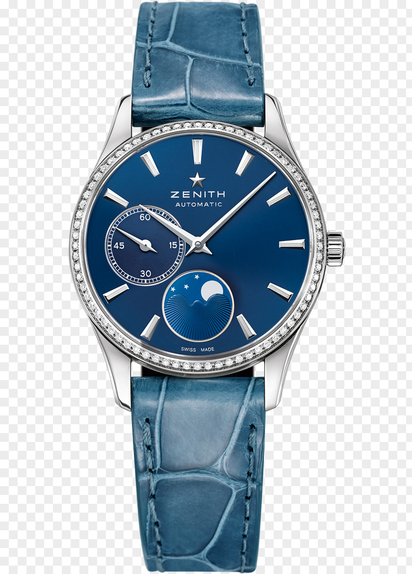 Light Blue Shading Zenith Watch Strap Certina Kurth Frères PNG