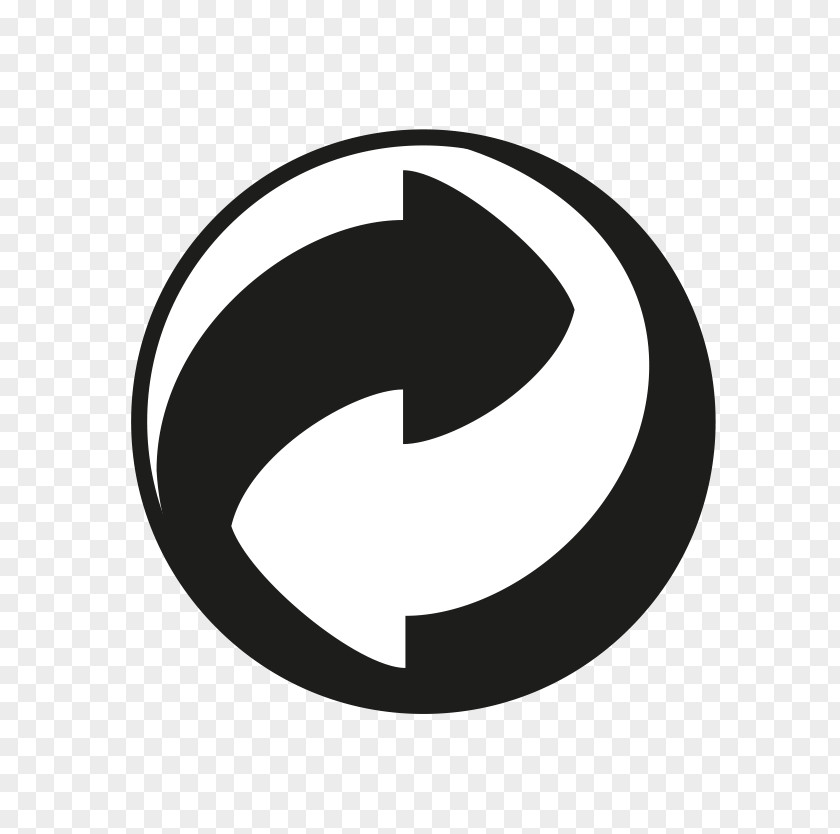Symbol Green Dot Recycling Logo PNG