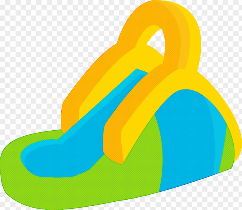 Yellow Line Shoe Microsoft Azure Geometry PNG
