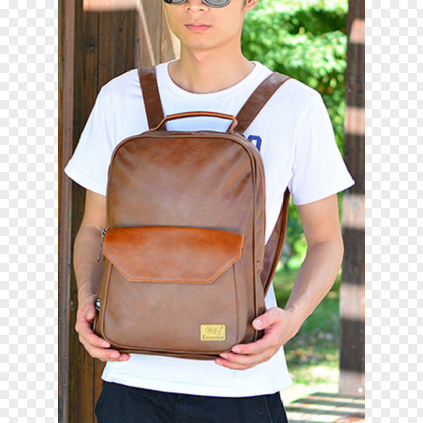 Backpack Handbag Shoulder Leather PNG
