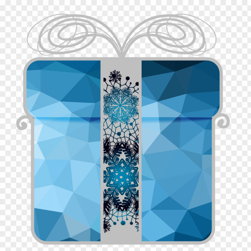 Blue Gift Box PNG
