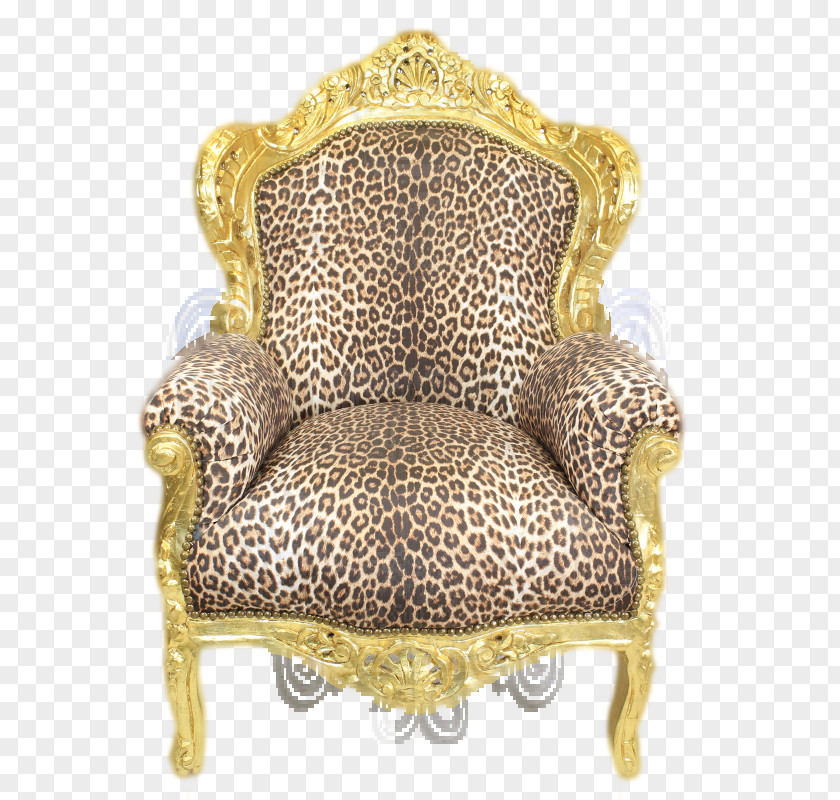 Chair Leopard Baroque Fauteuil Panther PNG