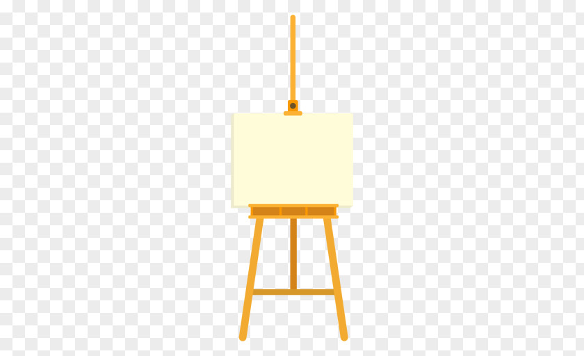 Easel Yellow Lamp Table Still Life Photography PNG