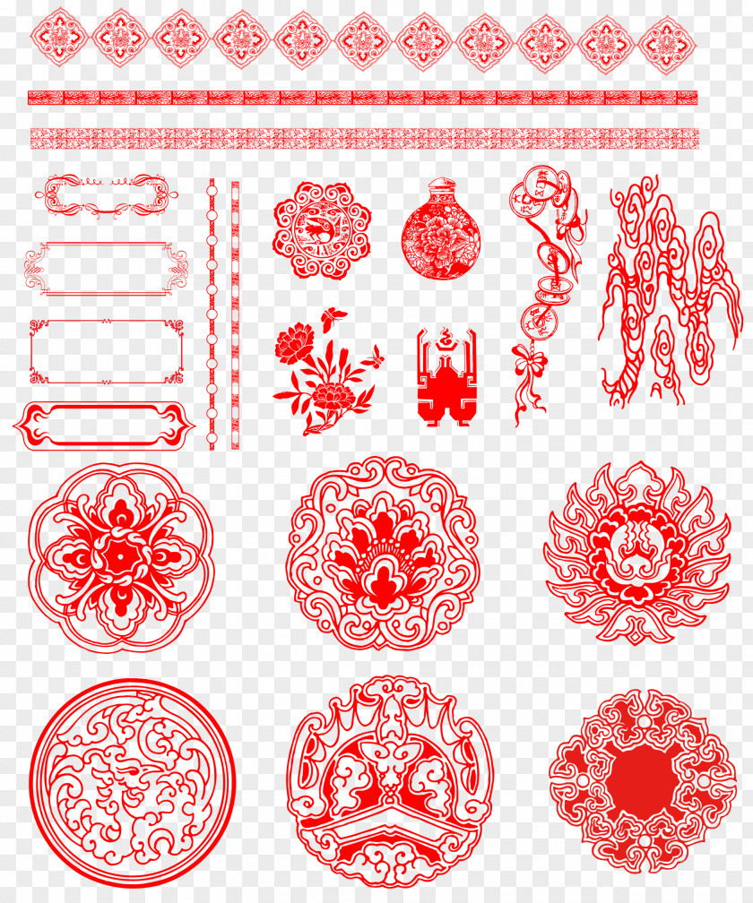 Red Things Image Clip Art Motif PNG