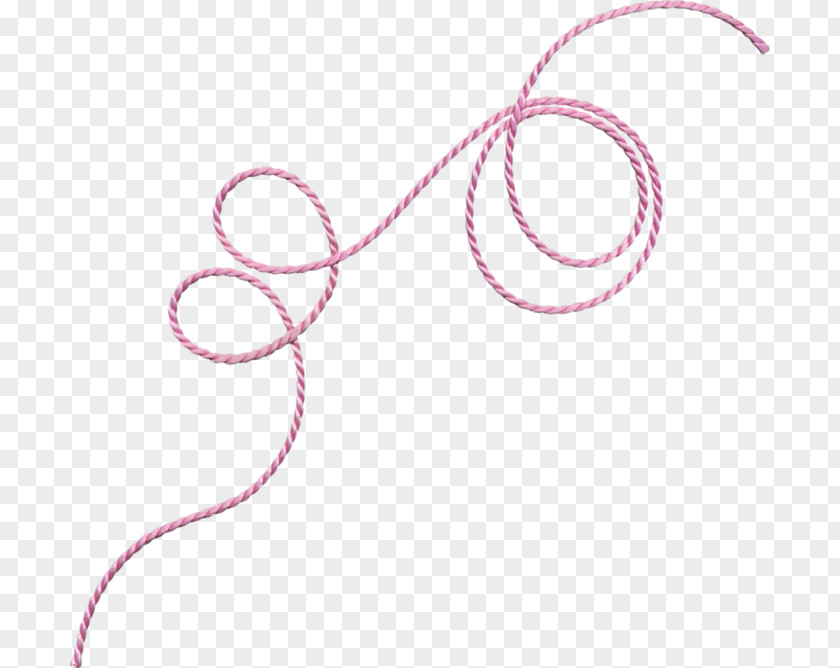 Rope Pink Knot Green Blue PNG