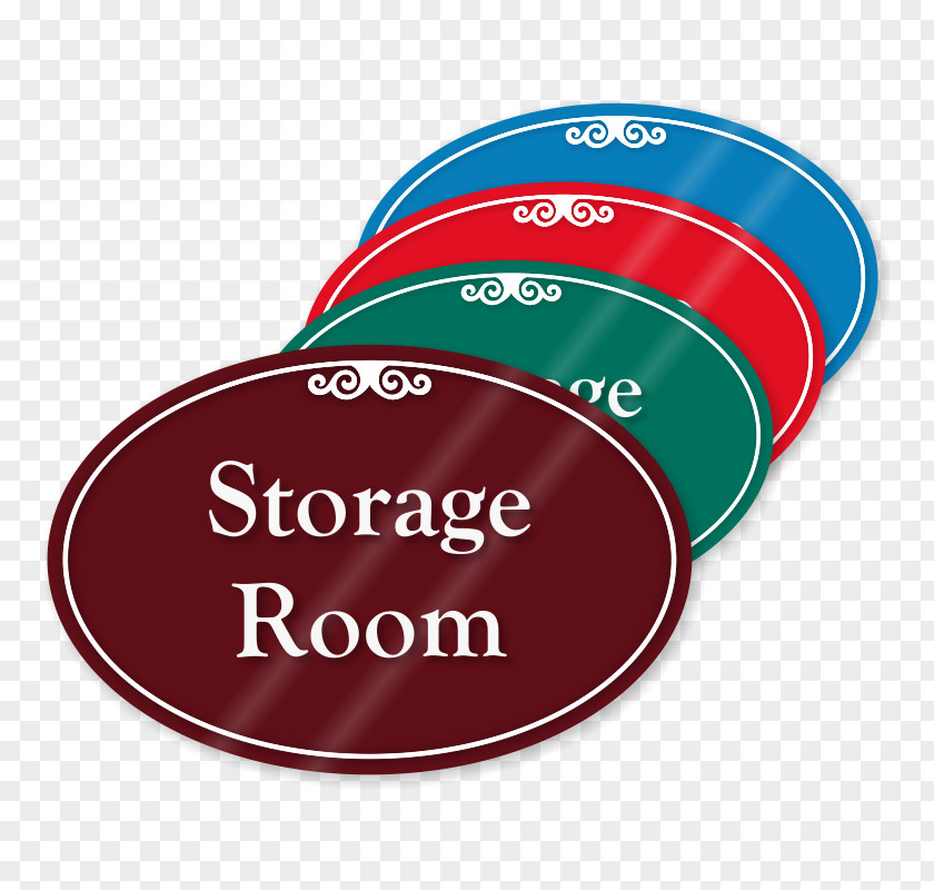 Storage Room Door Changing Closet Sign PNG