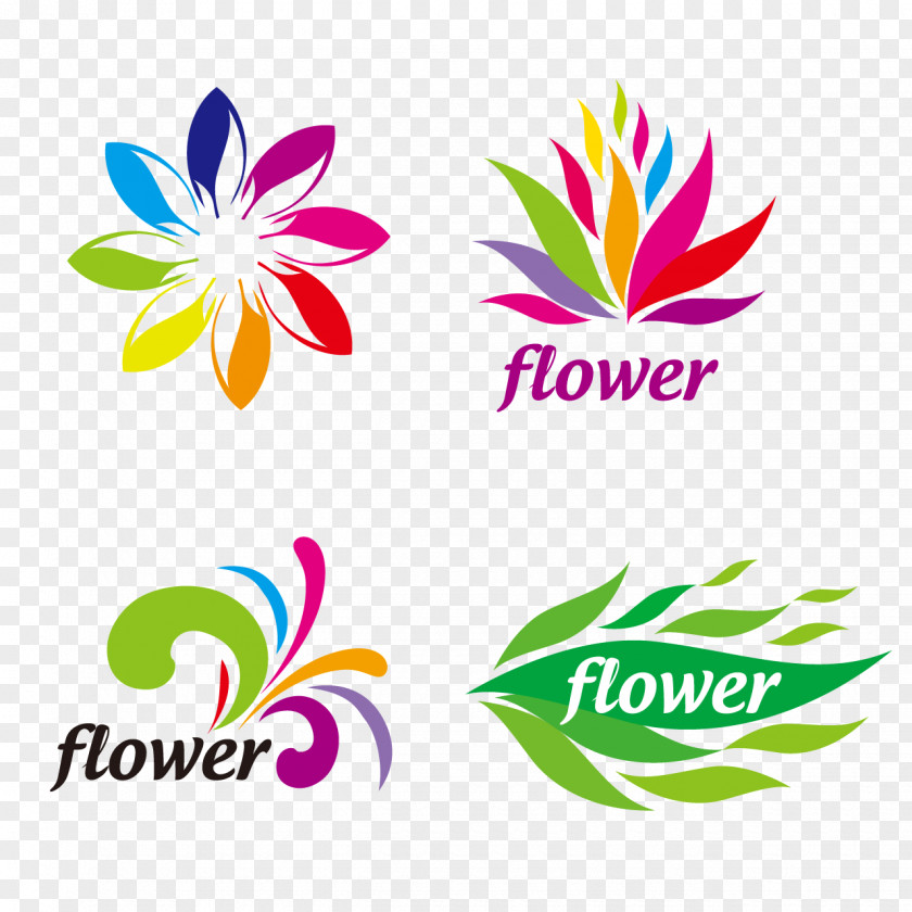 Bloemen Icon Logo Vector Graphics Design Illustration Image PNG
