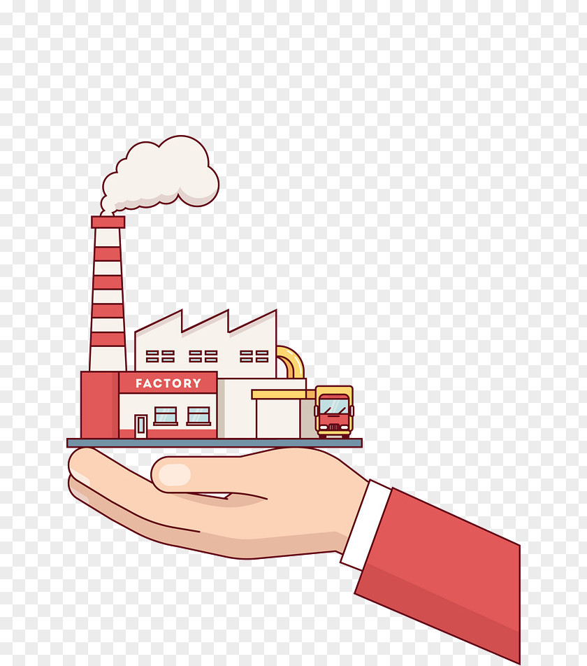 Industrial Building Vector Graphics Industry Factory Illustration Business PNG