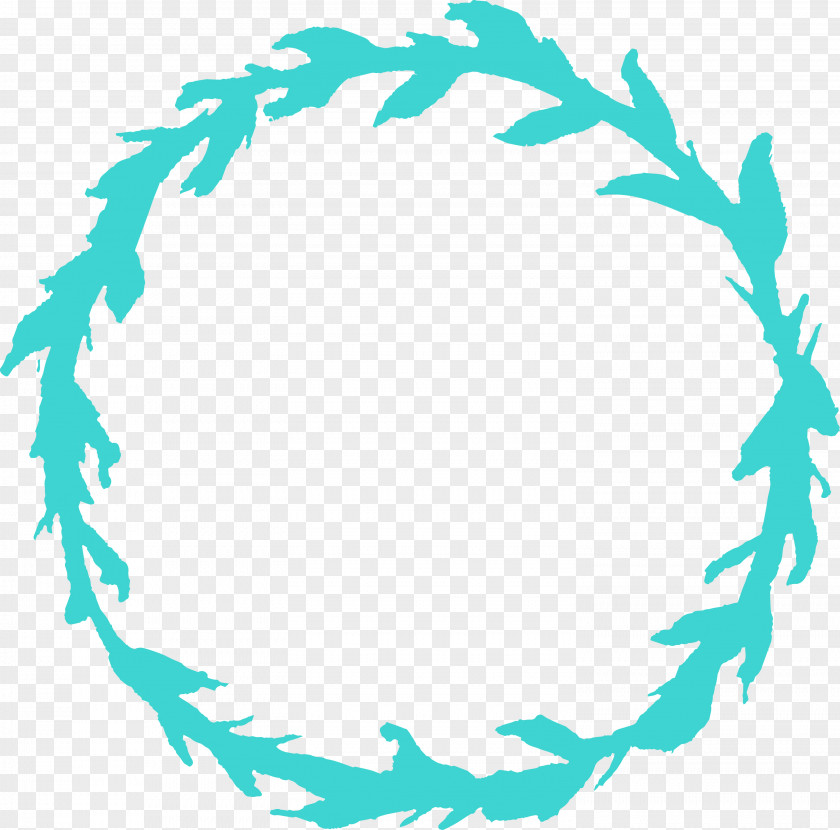 Aqua Turquoise Teal Circle PNG