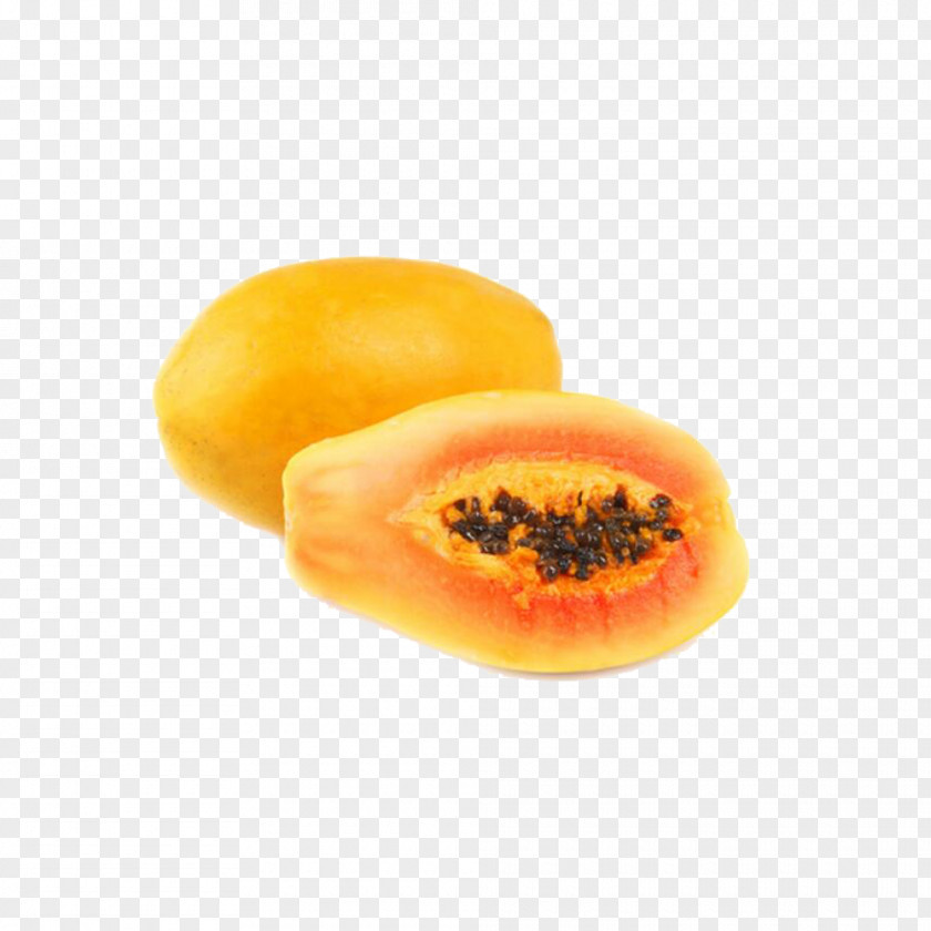 Hainan Papaya Orange Juice Fruit PNG