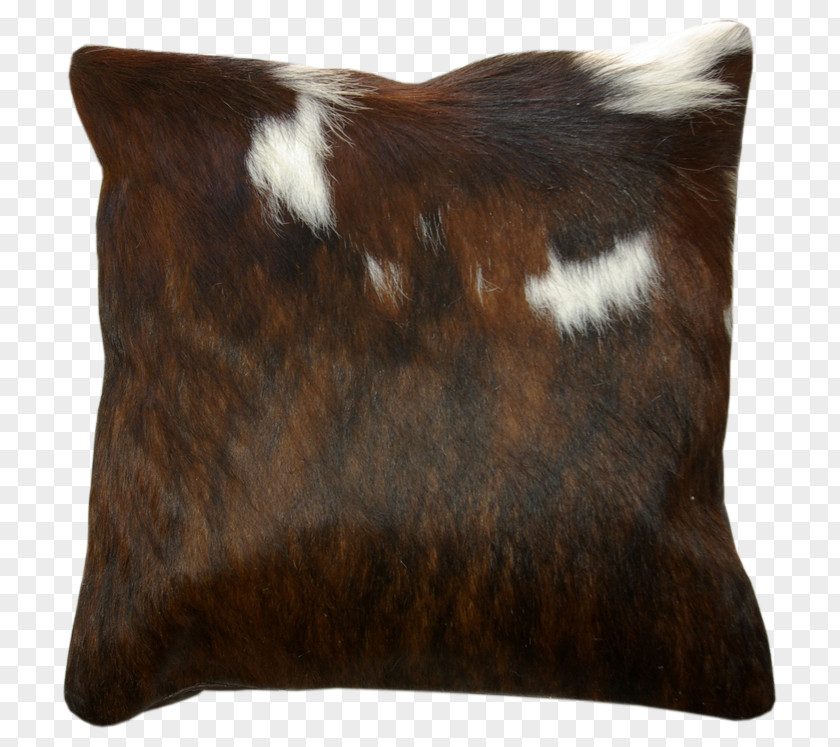 Pillow Taurine Cattle Throw Pillows Cushion Leather Fur PNG
