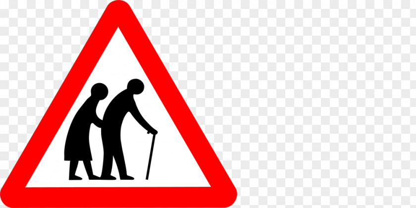 Picture Of Elderly Couple Road Signs In Singapore The Highway Code Traffic Sign United Kingdom PNG