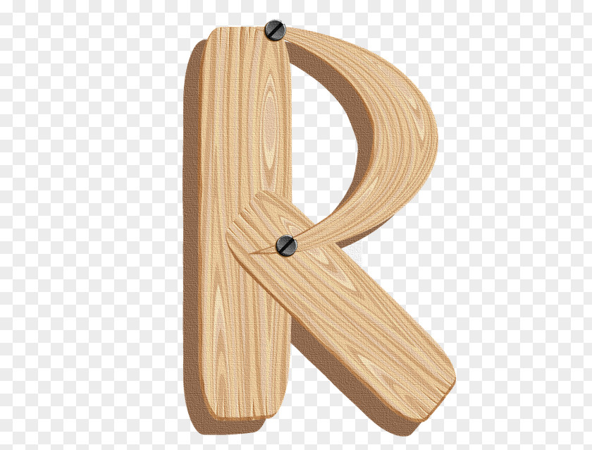 Wood Alphabet Letter PNG