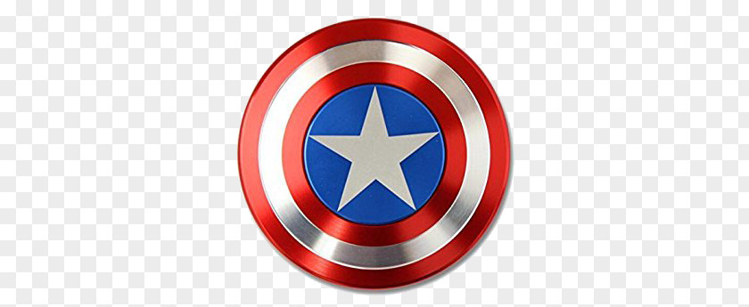 Captain America America's Shield Fidget Spinner Fidgeting Child PNG