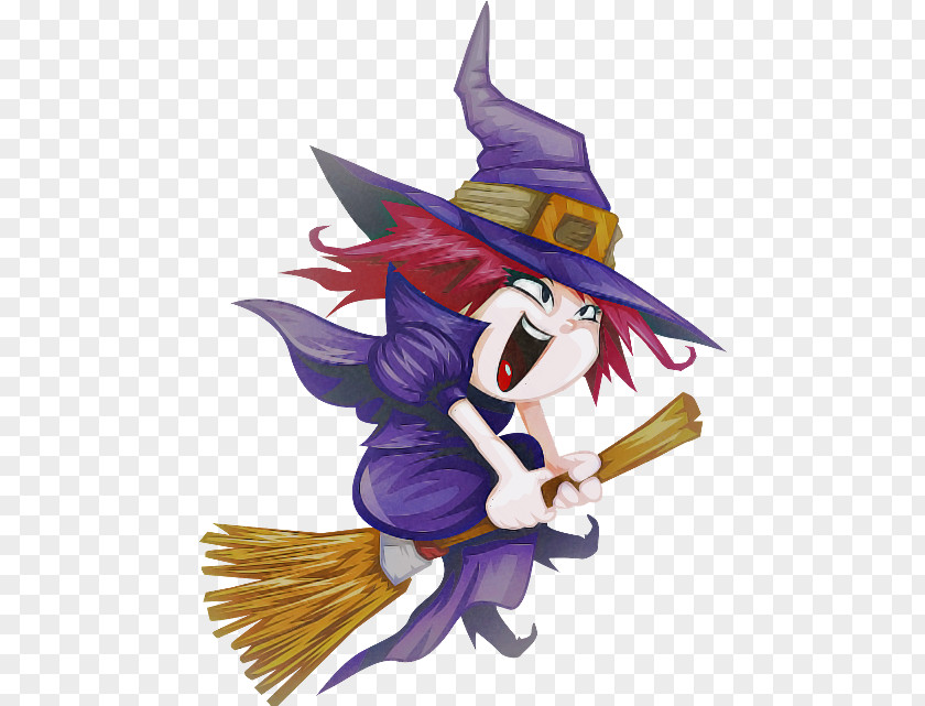 Hat Costume Accessory Cartoon Broom Witch PNG