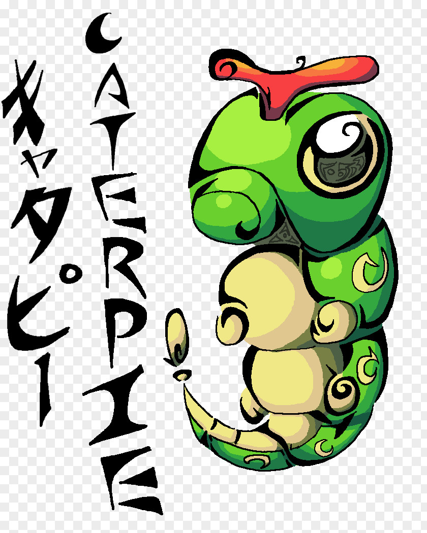 Caterpie Clip Art Illustration Green Cartoon Product PNG