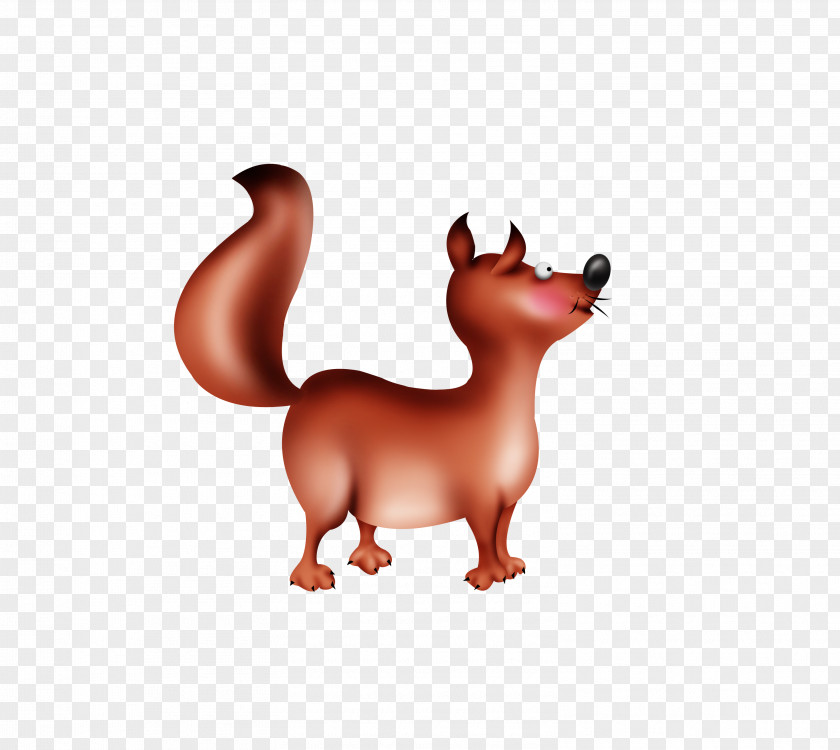 Cute Little Fox Dog Clip Art PNG