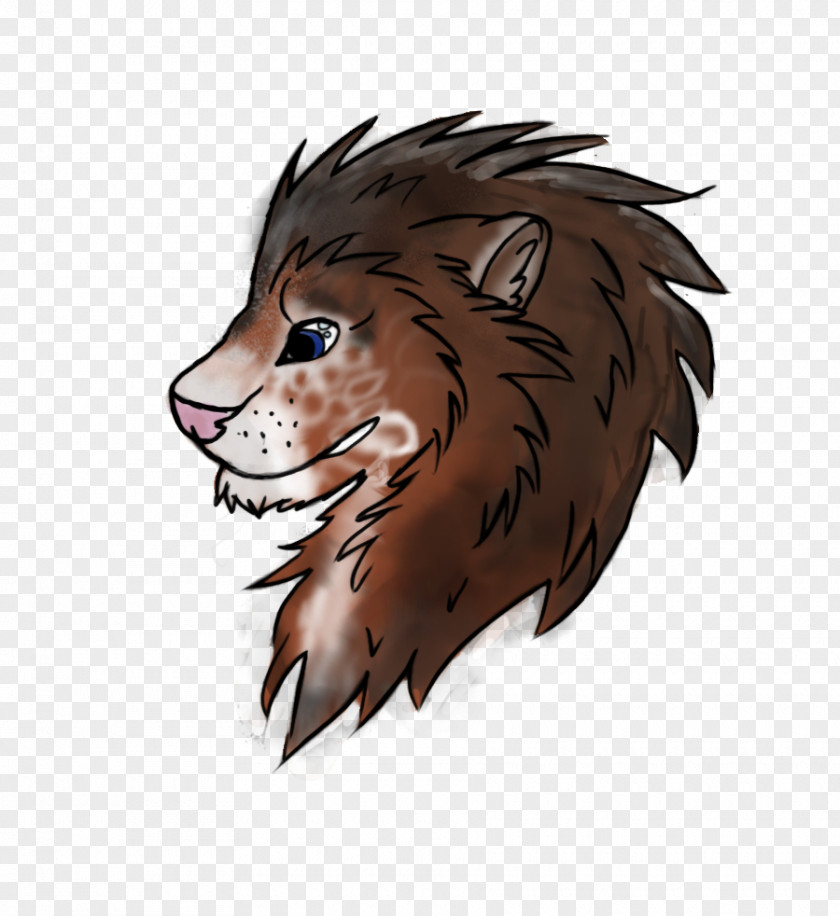 Lion Head Cat Mammal Carnivora Animal Dog PNG