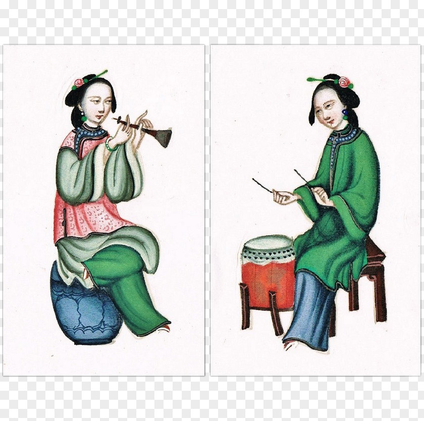 Painting Rice Paper Chinese Cuisine PNG