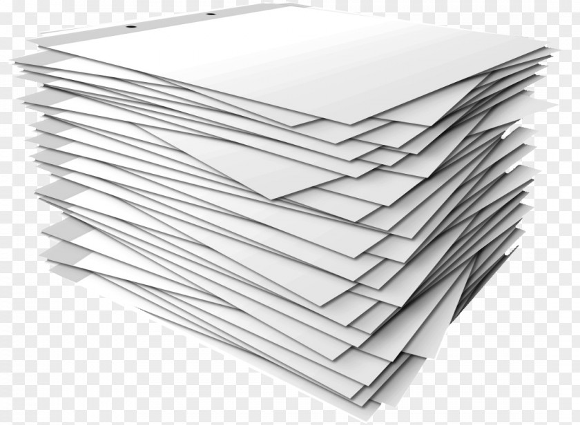 Paper Stack Template Clip Art PNG