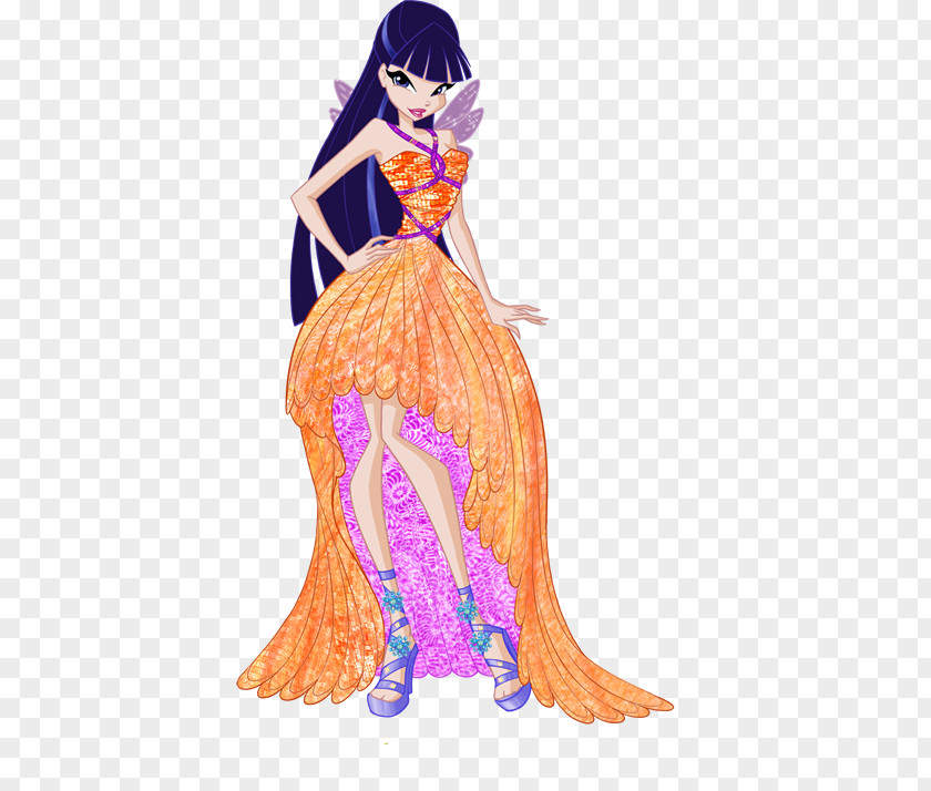 Winx Club Dresses Musa Tecna Bloom Flora Stella PNG