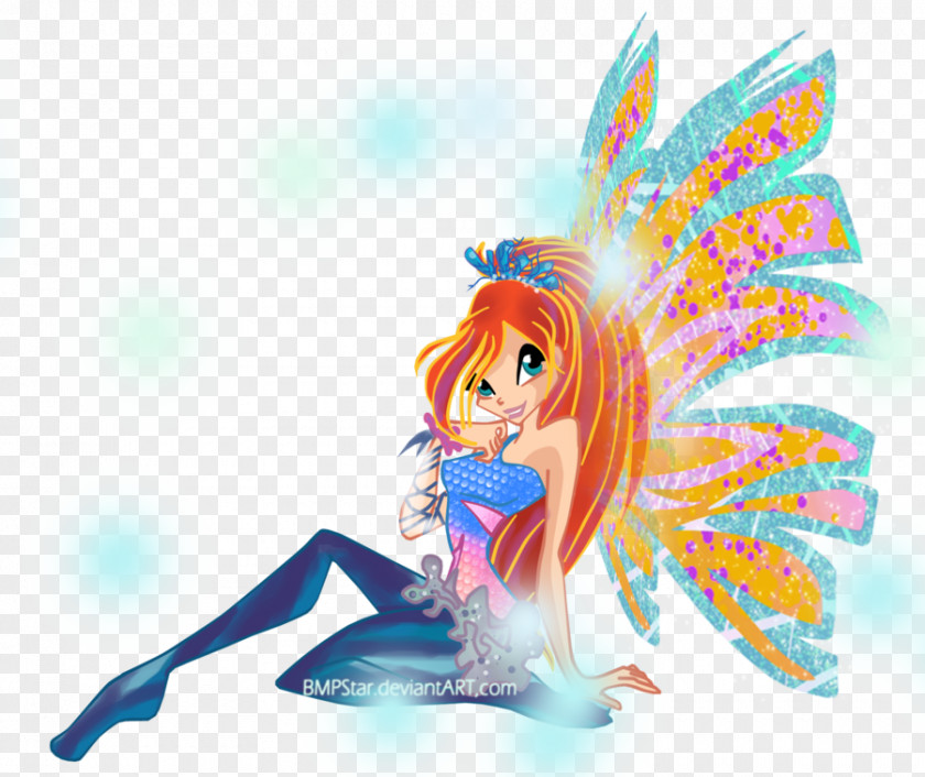 Bloom Sirenix Fairy Illustration Graphics PNG
