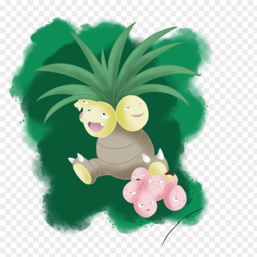 Dad-and-kids Exeggcute Alola Pokémon Sun And Moon Exeggutor PNG