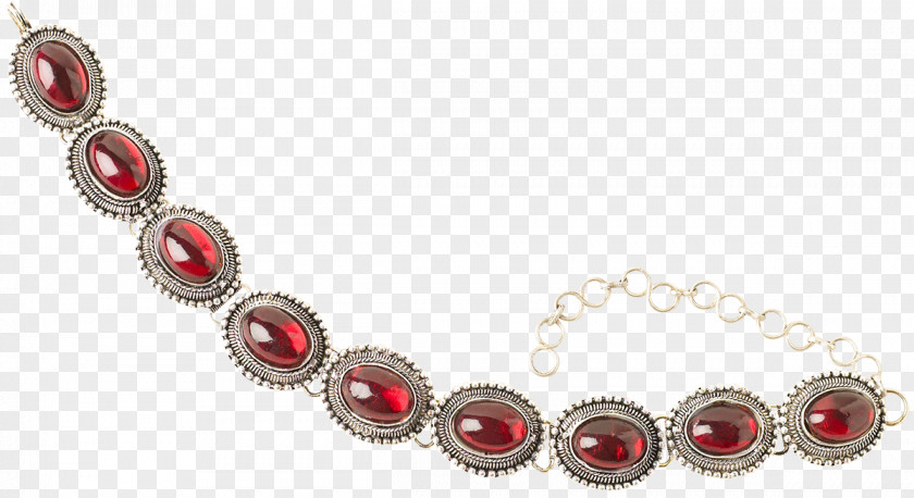 Necklace Earring Ruby Jewellery Ball Chain PNG
