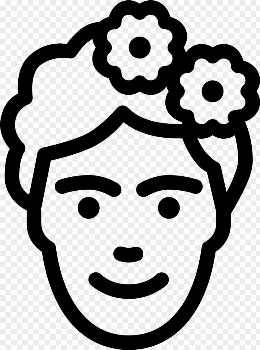 Black And White Brain Icon PNG