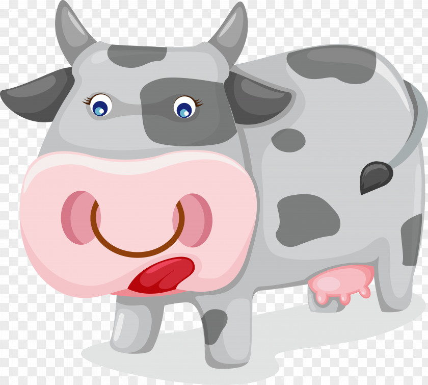 Farm Animals Cattle Cartoon Clip Art PNG