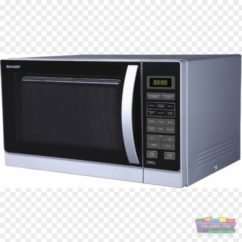Microwave Ovens Sharp Solo Oven Hardware/Electronic R-762SLM With Grill R762SLM Carousel Countertop PNG