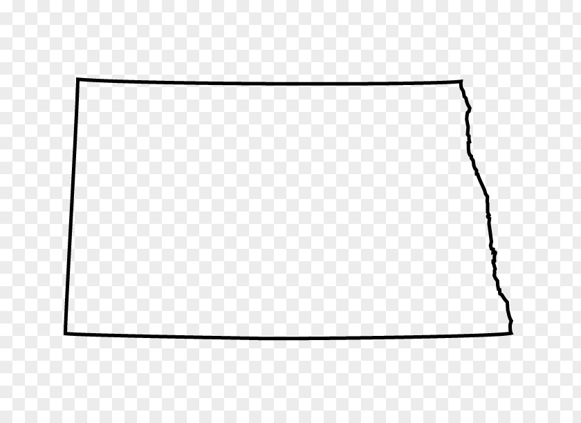Activity North Dakota South Blank Map Clip Art PNG