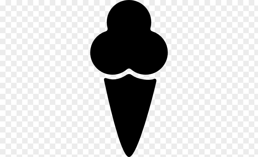 Food Icon Black Ice Cream Cones Clip Art PNG