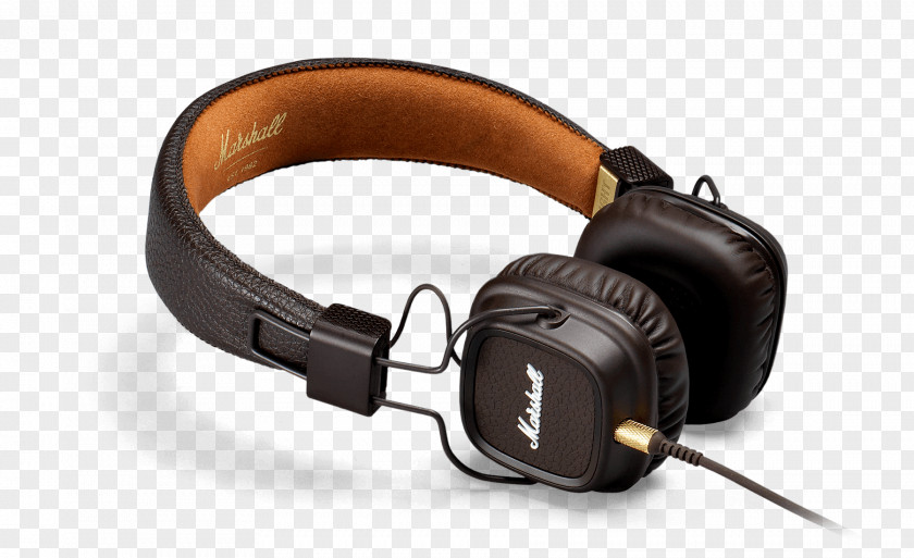 Headphones Marshall Major II Audio Loudspeaker PNG