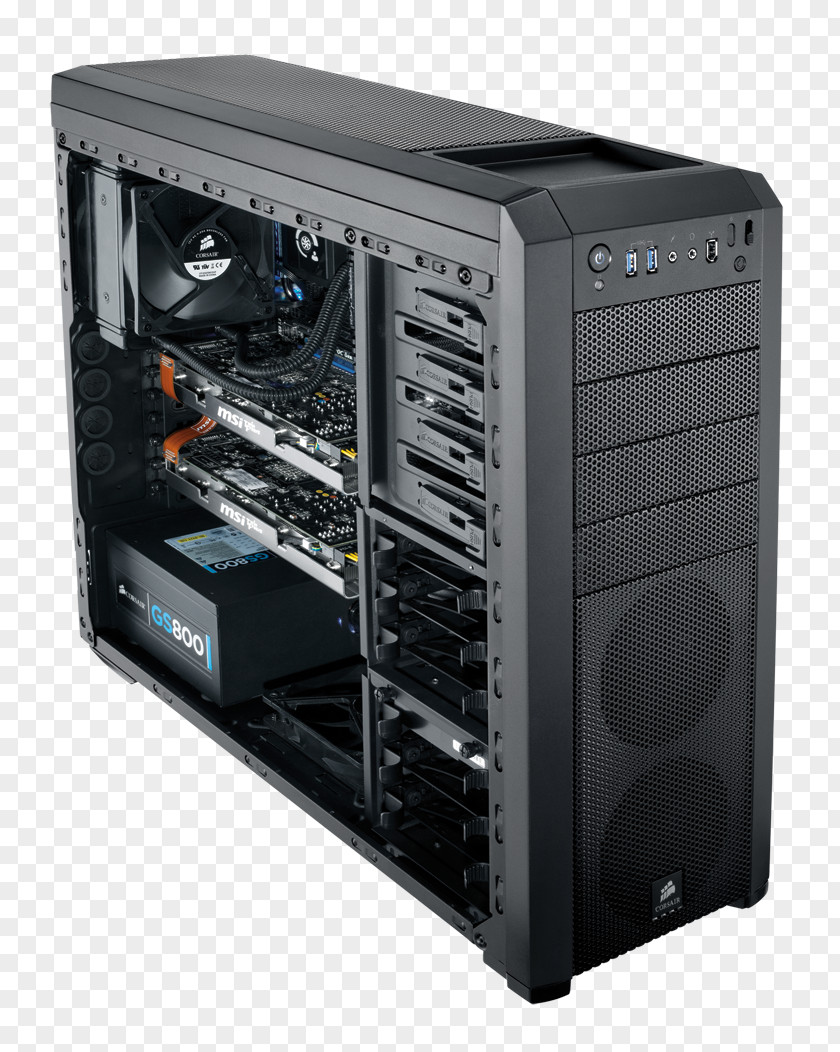 Personal Computer Cases & Housings Power Supply Unit Corsair Components ATX Desktop Computers PNG