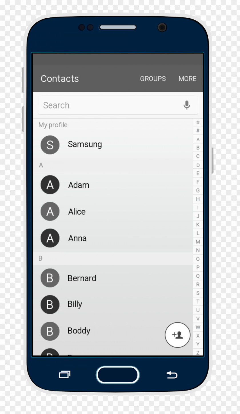 Simple Grey Computer Software Android PNG