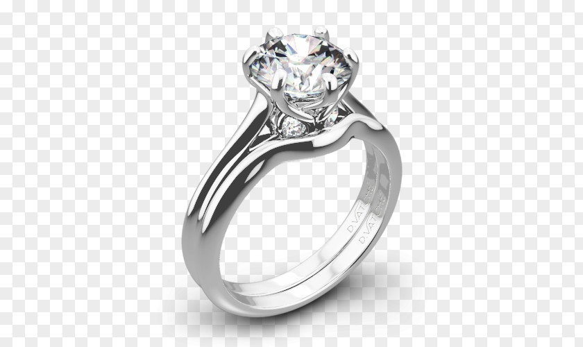 Wedding Ring Silver Jewellery Platinum PNG