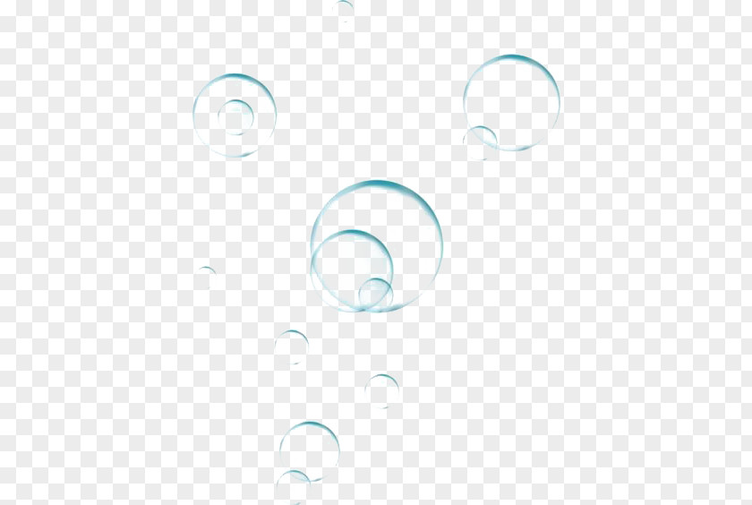Blue Bubbles Circle Pattern PNG
