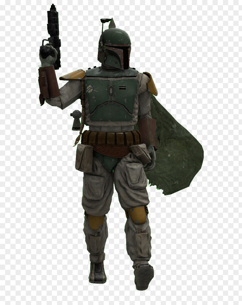 Boba Fett Infantry Soldier Figurine Militia Military Police PNG