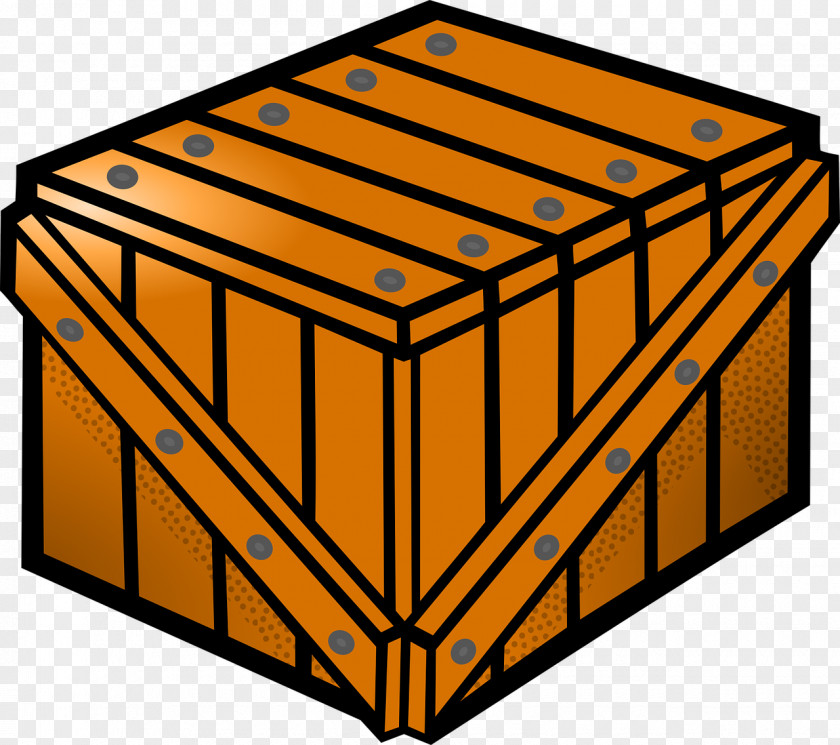 Container Crate Wooden Box Clip Art PNG