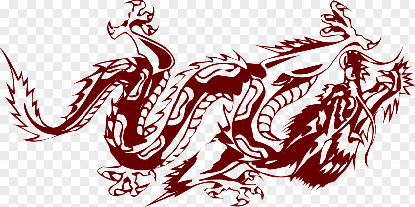 Dragon Chinese Wind Vector Clip Art PNG