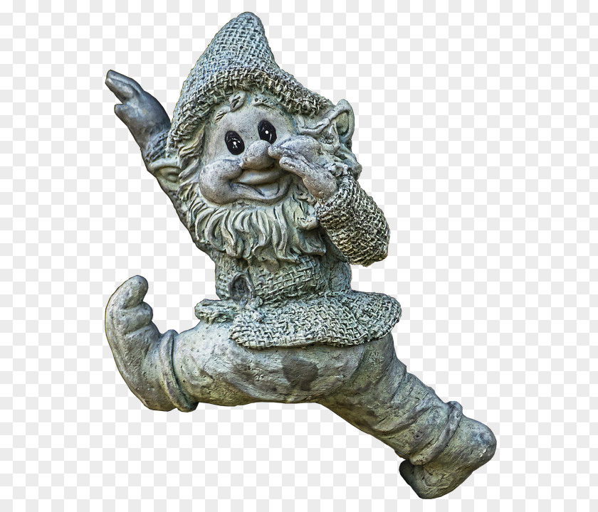 Gnome Garden Sculpture Clip Art PNG