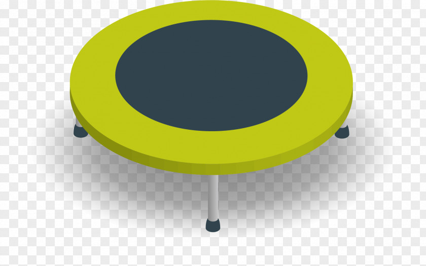 Green Trampoline Yellow Angle Font PNG