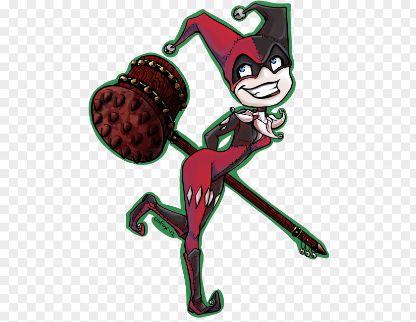 Harley Quinn Hammer Illustration Supervillain Cartoon Baseball Sporting Goods PNG