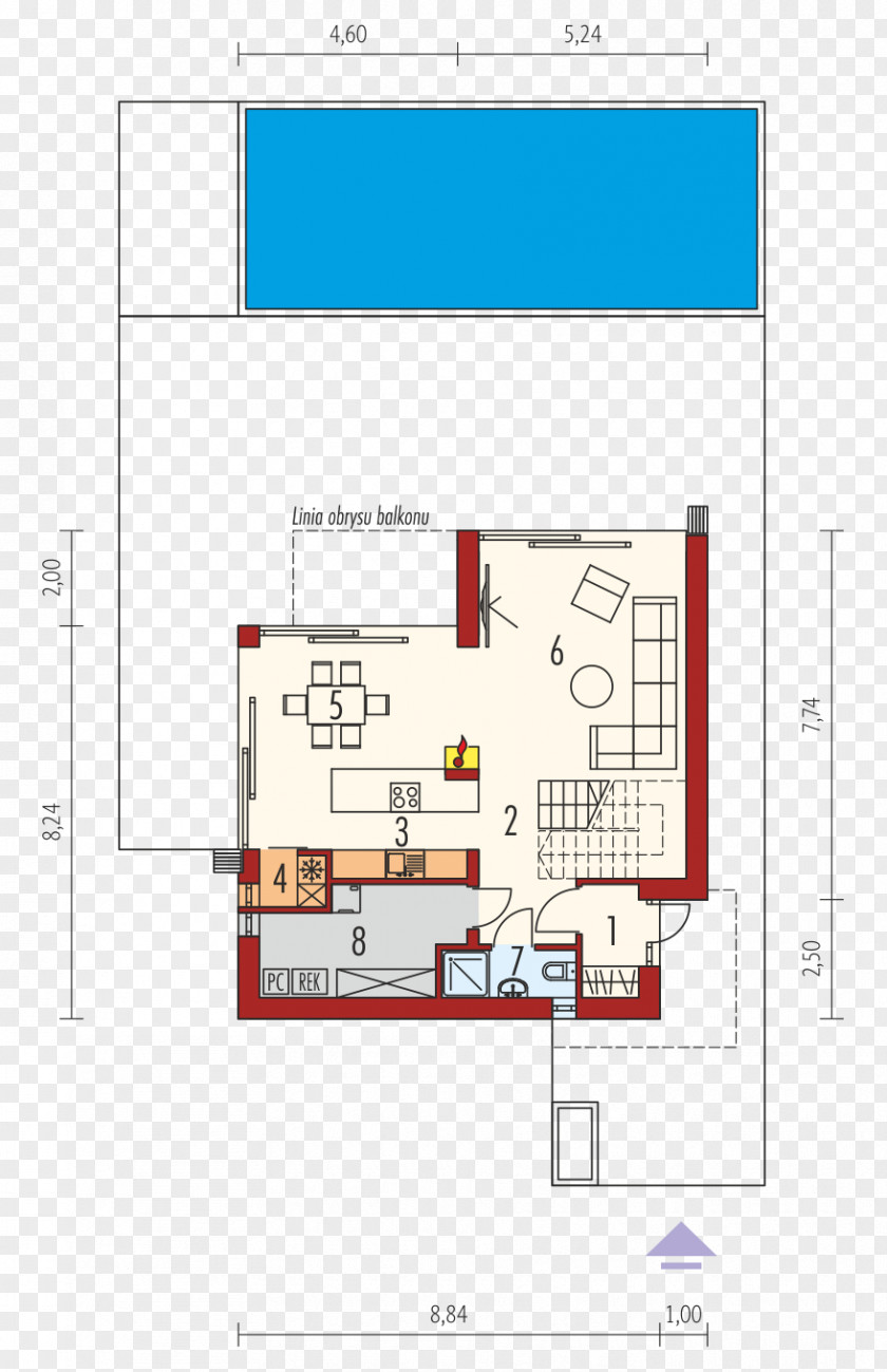 House Floor Plan Building Project Archipelag PNG